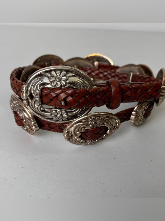 Brighton Accessories - Brighton Vintage Brown Concho Belt